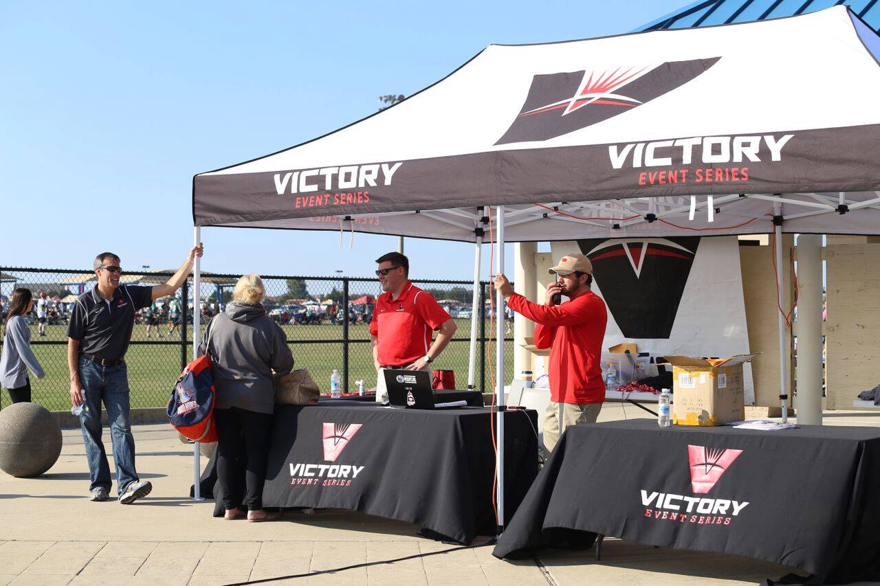 Victory Registration Tent